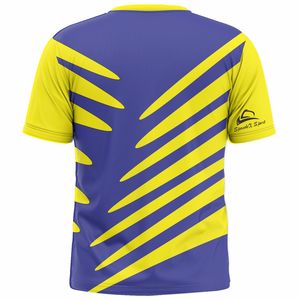 T-shirts unisexe à sublimation en polyester, streetwear, manches courtes, col rond, style sportif - Product Image 2