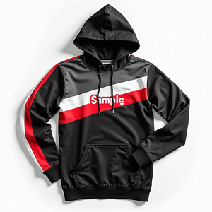 เสื้อฮู้ดดี้ผู้ชาย Fitwear แบบสั่งตัดทรงโอเวอร์ไซส์ ผ้าโพลีเอสเตอร์ 100% สไตล์สตรีทแวร์สุดเท่ ใส่สบาย เหมาะสำหรับฤดูหนาว - Product Image 5