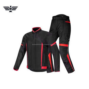 Traje de Motociclismo Unisex Premium, Chaqueta y Pantalones Impermeables para Motociclistas, Talla Grande, Equipo de Protección para Carreras, Paneles Reflectantes - Product Image 6