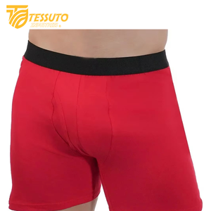 Sous-vêtements pour hommes sous-vêtements confortables à séchage rapide sans couture pour hommes sous-vêtements en coton spandex personnalisé rayé Logo imprimé Boxer court Oem - Product Image 2