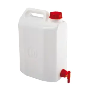Gıda teması için uygun sıvı taşıma için nötr HDPE yüksek yoğunluklu polietilen musluk ile pratik tank