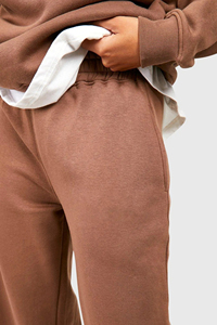 OEM Vente en gros, pantalon de survêtement personnalisé pour femmes, tenue décontracté, jogging à jambes larges, pantalon à taille élastique, pantalon de survêtement en molleton de coton - Product Image 4