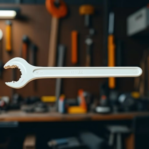 Open-End <b>Wrench</b> 894 55mm Key White 443mm Length Black - Product Image 3