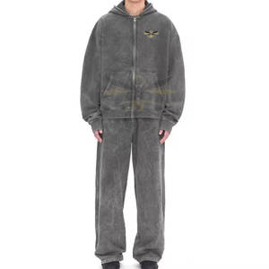 Vente en gros de survêtements délavés à l'acide meilleure qualité pas cher pour hommes - Product Image 2