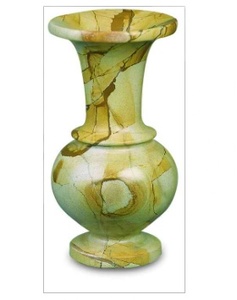 Vase à fleurs en marbre onyx jaune, fait main, pierre naturelle, décoration, art minéral poli, accent décoratif pour la maison, cadeau pour le salon - Product Image 5