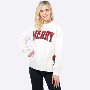 Sudadera Extra Grande para Mujer con Logotipo Frontal, Tejido Cálido Premium para un Ajuste Holgado, Ropa Casual de Invierno y Comodidad Moderna - Product Image 4