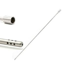 Cannule de sinus courbée courte de 2,5 mm en acier inoxydable chirurgical, tube d'aspiration, instrument manuel, kit professionnel pour la chirurgie générale, certifié CE - Product Image 4