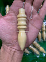 Pendules de radiesthésie en cristal de qualité supérieure, faits à la main, polis, sculptés ajourés, en forme de globe, pour la guérison et l'art de collection, 10 grammes MUNTAHA