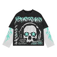 Camiseta ajustada de peso pesado de alta calidad, camiseta personalizada gratis, buen Stock, ropa a granel, ropa mixta, fardo de ropa usada