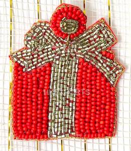 ต่างหูลูกปัดทำด้วยมือหรูหราเครื่องประดับที่มีสไตล์ชุบทองสำหรับงานเฉลิมฉลองวันคริสต์มาสปาร์ตี้ในโอกาสพิเศษบรรจุสีแดง - Product Image 3