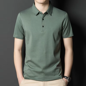 Polos Personalizables para Hombre al por Mayor, de Alta Calidad, Color Sólido, Tejidos, de Poliéster y Algodón - Product Image 2