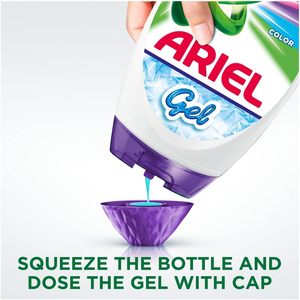 Pour Ariel Gel détergent à lessive écologique 144 lavages (840 ml x 6) Nettoyage brillant même en lavage à froid Disponible en couleur - Product Image 3