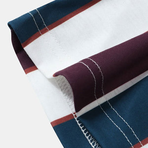 Fabricant pakistanais Vente en gros T-shirt tricoté bicolore 100% coton personnalisé pour hommes Dernier design Oversize Style décontracté Unisexe - Product Image 5