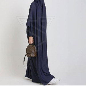 La mayoría de las tendencias de tela personalizada Abayas diseños nuevo logotipo personalizado transpirable mujeres Abayas personalizado - Product Image 4