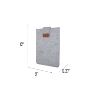 Bouteilles en plastique recyclé feutre housse pour ordinateur portable mallette souple pour 12 14 17 pouces Apple Mac Pro et Macbook