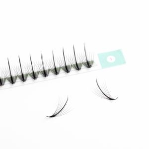 Cils pré-faits naturels et vaporeux 5D 7D 9D, aspect mouillé, cils pré-faits saisissants, cils en faux vison pointus, vente en gros - Product Image 5