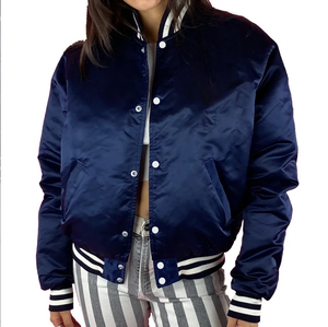 Chaqueta Bomber Clásica Unisex de Lona con Corazón Bordado de Chicago, para Invierno, con Capucha, de Secado Rápido, Estilo Deportivo, Holgada - Product Image 5
