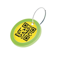 Wanted Slash Single Tag mit QR-Code und Identifikation, hergestellt in Italien