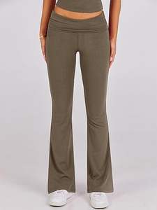 Ensemble de gymnastique deux pièces en gros Vêtements de yoga pour femmes avec logo personnalisé de haute qualité | Ensemble haut court et leggings Active Wear Gym Wear - Product Image 5