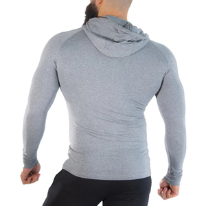 Wholesale 2024 Men's <b>Gym</b> <b>Hoodie</b> Good Style Rubber Print Breathable 100% Cotton Polyester for Autumn Hot Sale OEM Products - Product Image 2