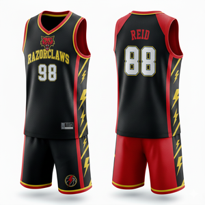 Uniforme de basket-ball personnalisé noir 100% polyester respirant à séchage rapide sans manches unisexe adulte designs américains - Product Image 4