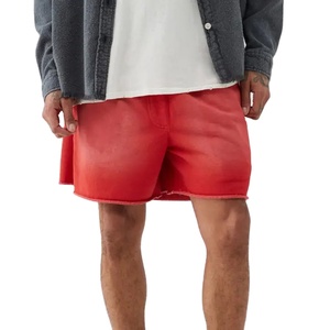 Shorts Homme Streetwear Déchirés de Haute Qualité, Style Pullover, Effet Délavé au Soleil et Lavage Acide Vintage, 2026 - Product Image 2