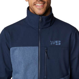Chaqueta de invierno Softshell para hombre de alta calidad, cortavientos impermeable con cuello levantado, diseño de logotipo personalizado, estilo informal cálido - Product Image 5