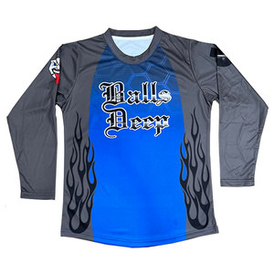 Camisetas deportivas de béisbol de manga larga, transpirables, ligeras, hechas a medida, 100% poliéster. - Product Image 4