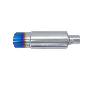 Silencieux rond en acier inoxydable incliné, diamètre intérieur 51 mm - Product Image 2