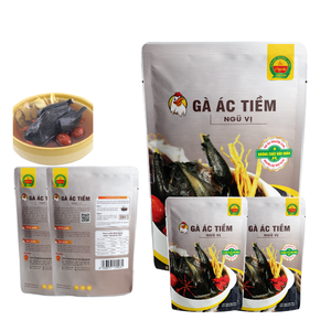 350กรัมซุปไก่ดำสไตล์เวียดนามห้าเครื่องเทศที่มีคุณค่าทางโภชนาการซุปไก่ปรุงสุกช้าซุปเพื่อสุขภาพสำเร็จรูป - Product Image 3