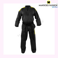 Uniformes Profesionales de Taekwondo, Karate, Jiu Jitsu, MMA, Artes Marciales, Conjuntos Personalizables de Lona Dobok Gi Kimono Unisex Duraderos de 240g