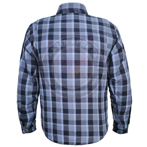 Wholesale Bulk Quantity Quick Dry Long Sleeve Motorcycle Canvas Shirt / New Arrival High Quality Best Design Motorbike Shirts - Product Image 3