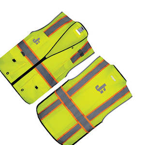 Sécurité Offre Spéciale personnalisée plusieurs tailles OEM vêtements de travail gilet de sécurité Construction vêtements haute visibilité polyester respirant - Product Image 5