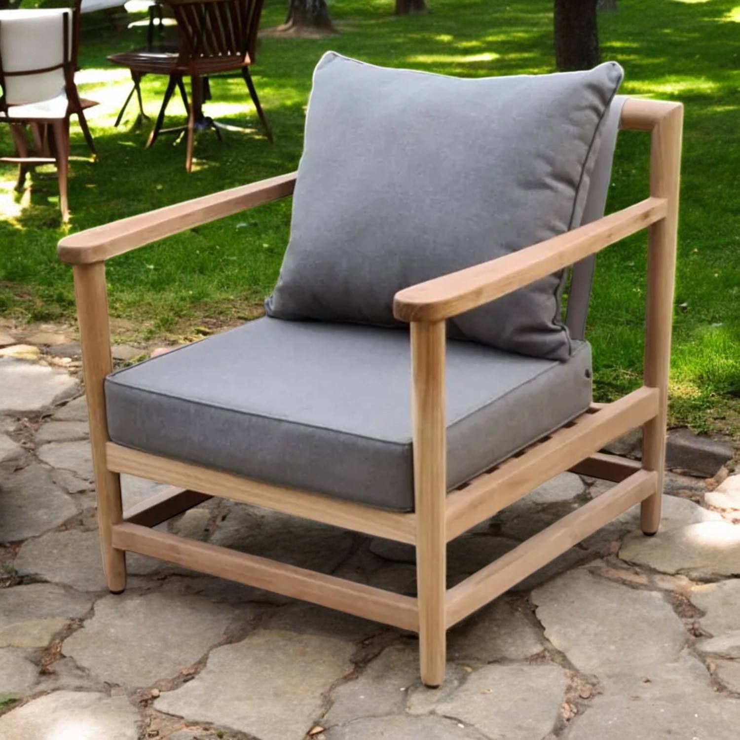 Fine Sanding Teak and Custom Fabric Color