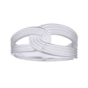 Impresionante anillo de moda de plata esterlina 925 entrelazado para fiesta vendido a granel - Product Image 2