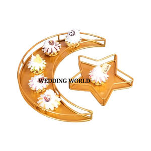 Premium Quality Handmade Arabic <b>Chocolate</b> Tray Eco-Friendly Metal Platter Top Selling <b>Fancy</b> <b>Chocolate</b> Display Dish - Product Image 4