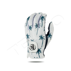 Custom Colors Logo Golf Gloves Men Golfers Golfing Gloves Cabretta Leather - Product Image 1