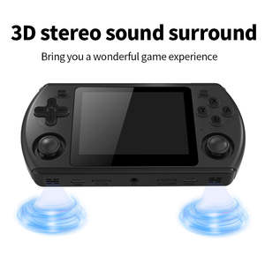 Powkiddy RK2023 Pure Black WIFI Version Lecteur de jeu portable avec 16 Go de mémoire et 10000 jeux Comprend une batterie intégrée - Product Image 2