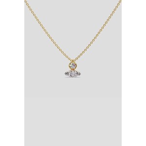 Sólido 10K oro blanco pera laboratorio cultivado diamante collar boda aniversario joyería con GIA & IGI certificados para mujeres - Product Image 2