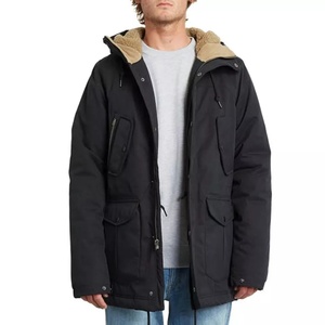 Parka <b>Jackets</b> for <b>Men</b> Thick Insulation <b>Canvas</b> Stand Collar-Custom Design Options Available Wholesale Private Label Suppliers - Product Image 1