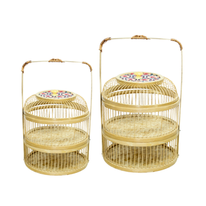 PRODUCTO CALIENTE Edición Especial Cesta de Bambú de Vietnam para Regalos de Temporada y Decoraciones Festivas - Product Image 1