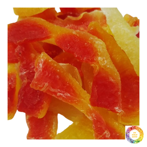 Rodajas de papaya seca de Vietnam, patatas fritas Rojas, aperitivos de papaya naturales, frutas tropicales para té, batidos, cereales, uso directo, patatas fritas de papaya - Product Image 1