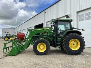 2023 Johnn Deere 7R 250 Mini Tractor 4WD/2WD Motor diésel 4x4 Drive 70/90/100/120HP Potencia nominal - Product Image 6