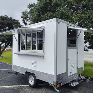 Camion de nourriture remorque mobile de restauration entièrement équipée en plein air mobile bière crème glacée café chariots remorques de nourriture entièrement équipée - Product Image 1