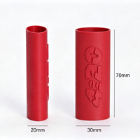 Étui de protection ovale manuel 3D en PLA écologique et non toxique, style 420, motif floral vintage estampé, pour briquet BIC J6, motif arbre