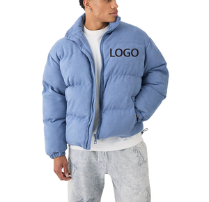 Veste d'hiver pour homme de la mode coréenne 2026, réversible, rembourrée de duvet, imperméable, en coton, vêtements pour jeunes et personnes d'âge moyen, manteau en duvet - Product Image 4