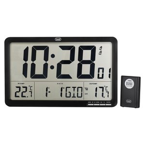 Reloj de pared (36,5x2x22cm) Multifunción Radiocontrolado Negro 0M356000 - Product Image 1