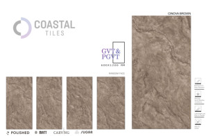 MAGNIFICO LOOK DE MARMOL AZULEJOS INTERIORES 600X1200X9MM AZULEJOS INTERIORES DURADEROS-CINOVA MARRON - Product Image 2