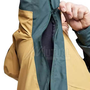 Venta caliente 2025 Chaqueta de ropa de nieve con logotipo personalizado Impresión con capucha Diseño a prueba de viento en diferentes colores - Product Image 5