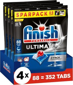Tablettes lave-vaisselle Finish Ultimate Fresh - Tablettes lave-vaisselle pour un nettoyage ultime, pack économique de 352 tablettes (4x88 tablettes) - Product Image 5